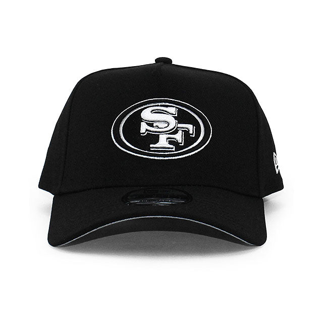 ニューエラ キャップ 9FORTY サンフランシスコ 49ERS NFL A-FRAME SNAPBACK CAP BLACK