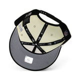 ニューエラ キャップ 9FORTY ラスベガス レイダース NFL 50TH GREY BOTTOM A-FRAME SNAPBACK CAP CREAM