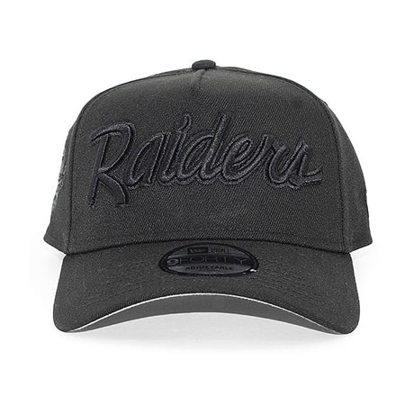 ニューエラ キャップ 9FORTY ラスベガス レイダース NFL 50TH GREY BOTTOM A-FRAME SNAPBACK CAP BLACKOUT