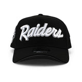 ニューエラ キャップ 9FORTY ラスベガス レイダース NFL 50TH GREY BOTTOM A-FRAME SNAPBACK CAP BLACK