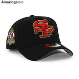 ニューエラ キャップ 9FORTY サンフランシスコ 49ERS NFL 60TH GREY BOTTOM A-FRAME SNAPBACK CAP BLACK