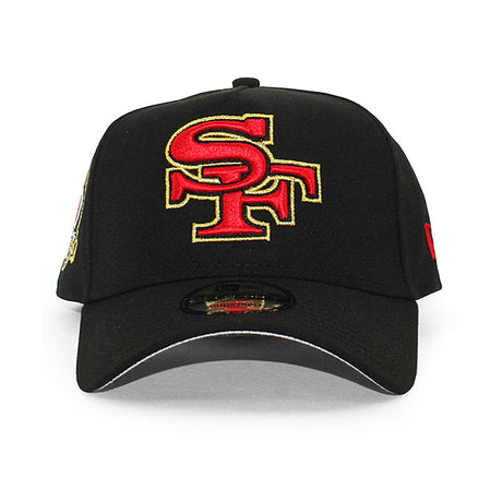 ニューエラ キャップ 9FORTY サンフランシスコ 49ERS NFL 60TH GREY BOTTOM A-FRAME SNAPBACK CAP BLACK