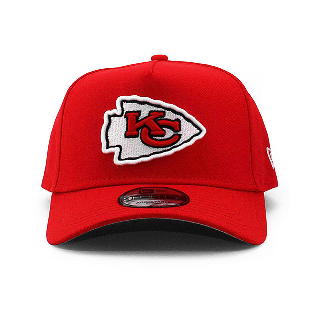 ニューエラ キャップ 9FORTY カンザスシティ チーフス NFL A-FRAME SNAPBACK CAP RED