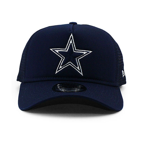 ニューエラ メッシュキャップ 9FORTY ダラス カウボーイズ NFL A-FRAME TRUCKER MESH CAP NAVY
