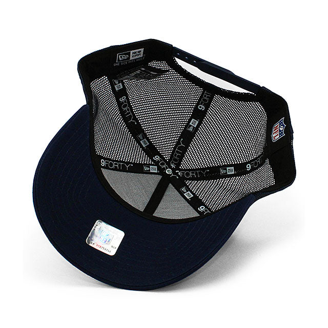 ニューエラ メッシュキャップ 9FORTY ダラス カウボーイズ NFL A-FRAME TRUCKER MESH CAP NAVY