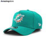 ニューエラ キャップ 9FORTY マイアミ ドルフィンズ NFL A-FRAME SNAPBACK CAP AQUA