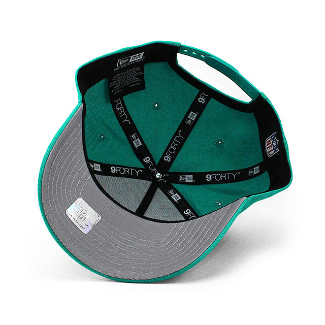 ニューエラ キャップ 9FORTY マイアミ ドルフィンズ NFL A-FRAME SNAPBACK CAP AQUA