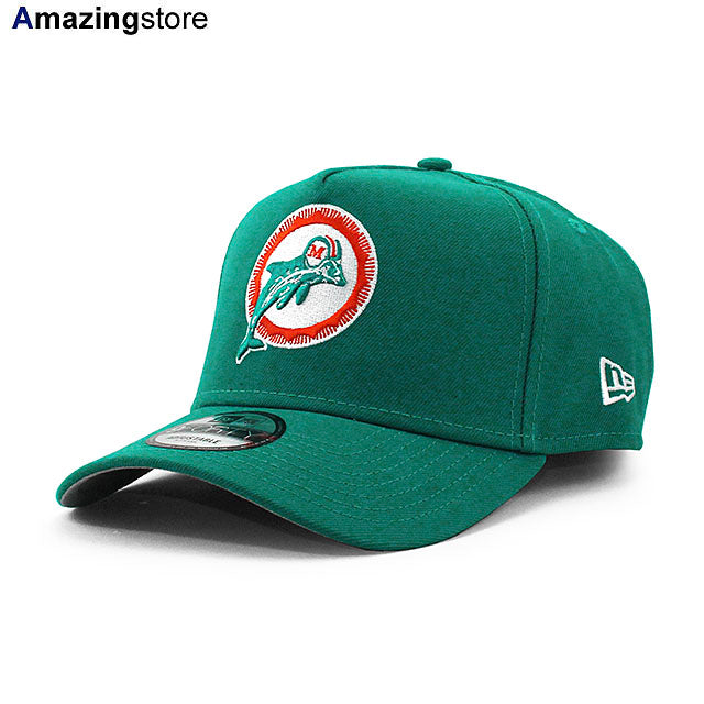 ニューエラ キャップ 9FORTY マイアミ ドルフィンズ NFL TB A-FRAME SNAPBACK CAP AQUA