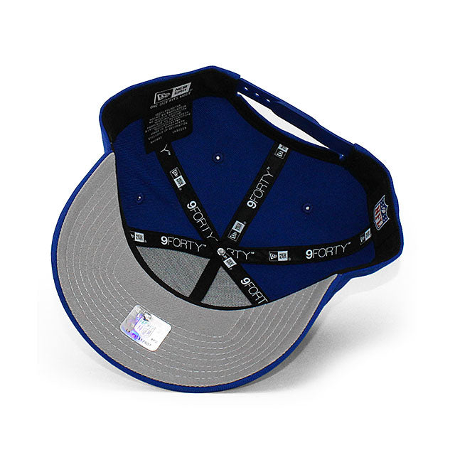 ニューエラ キャップ 9FORTY ニューヨーク ジャイアンツ NFL A-FRAME SNAPBACK CAP BLUE