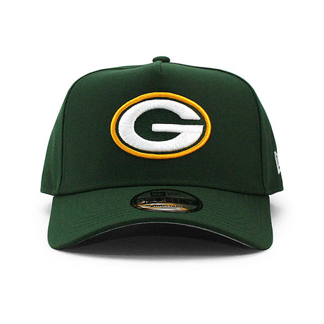 ニューエラ キャップ 9FORTY グリーンベイ パッカーズ NFL A-FRAME SNAPBACK CAP GREEN