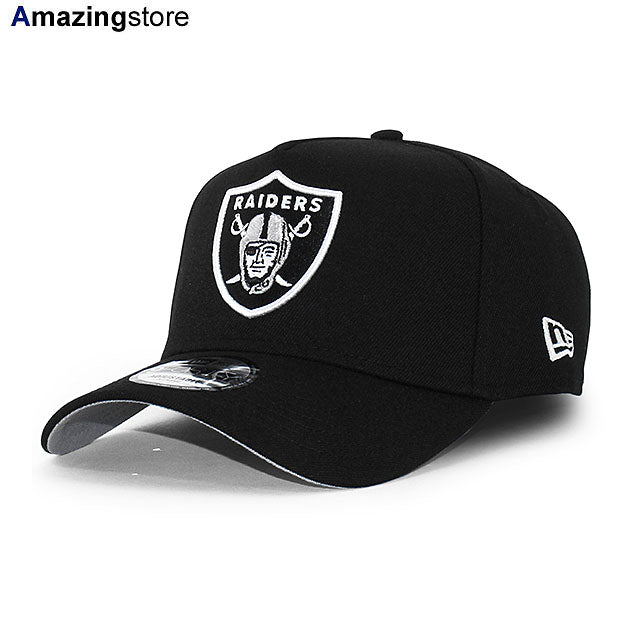 ニューエラ キャップ 9FORTY ラスベガス レイダース NFL A-FRAME SNAPBACK CAP BLACK