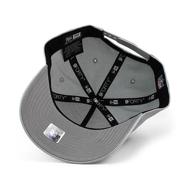 ニューエラ キャップ 9FORTY ラスベガス レイダース NFL A-FRAME SNAPBACK CAP GREY