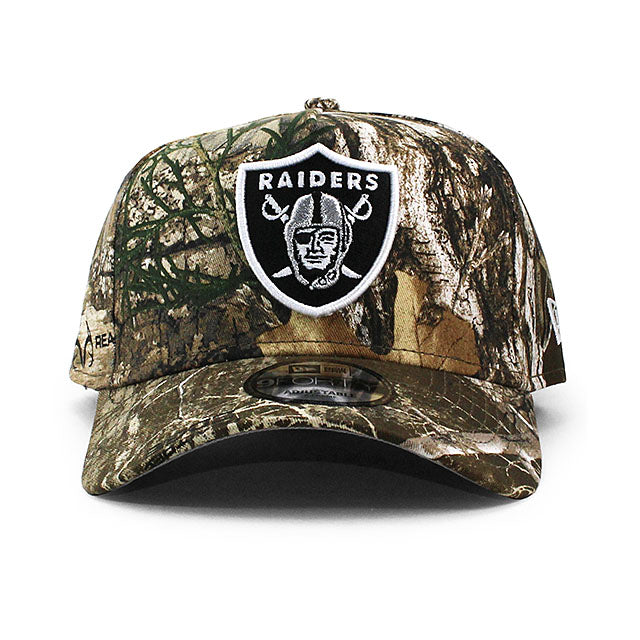 ニューエラ キャップ 9FORTY ラスベガス レイダース NFL A-FRAME SNAPBACK CAP REAL TREE CAMO