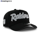 ニューエラ キャップ 9FORTY ラスベガス レイダース NFL GREY BOTTOM A-FRAME SNAPBACK CAP BLACK