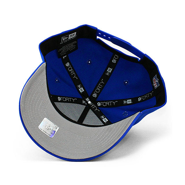 ニューエラ キャップ 9FORTY ロサンゼルス ラムズ NFL A-FRAME SNAPBACK CAP BLUE