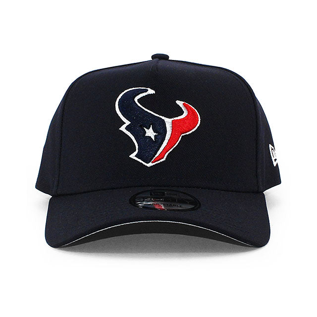 ニューエラ キャップ 9FORTY ヒューストン テキサンズ NFL A-FRAME SNAPBACK CAP NAVY