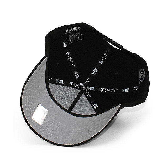 ニューエラ キャップ 9FORTY アナハイム ダックス NHL A-FRAME SNAPBACK CAP BLACK