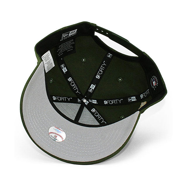 大谷翔平モデル ニューエラ キャップ 9FORTY スナップバック ロサンゼルス ドジャース MLB GREY BOTTOM A-FRAME SNAPBACK CAP R GREEN