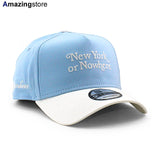 NEW YORK OR NOWHEREコラボ ニューエラ キャップ 9FORTY ニューヨーク ヤンキース MLB NYON A-FRAME SNAPBACK CAP BLUE