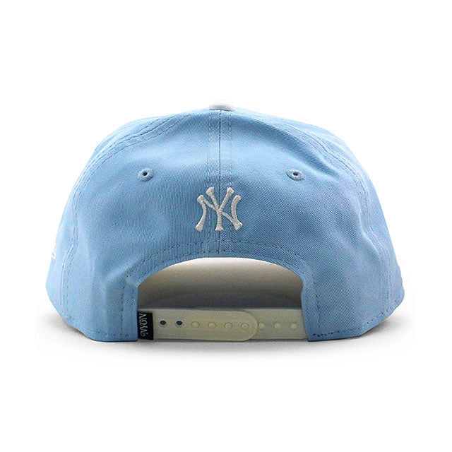 NEW YORK OR NOWHEREコラボ ニューエラ キャップ 9FORTY ニューヨーク ヤンキース MLB NYON A-FRAME SNAPBACK CAP BLUE