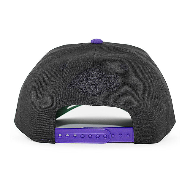 ニューエラ キャップ 9FORTY ロサンゼルス レイカーズ NBA KELLY GREN BOTTOM A-FRAME SNAPBACK CAP BLACK