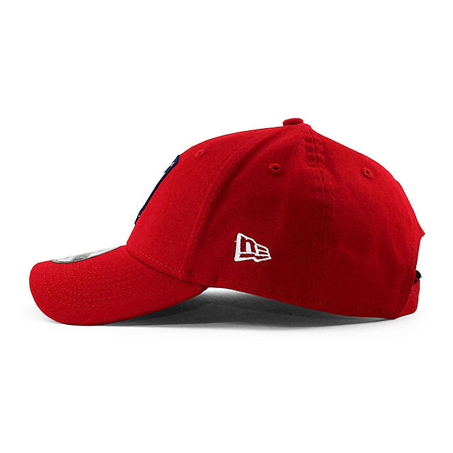 EU限定 ニューエラ キャップ 9FORTY アトレティコ マドリード ESSENTIAL ADJUSTABLE CAP RED