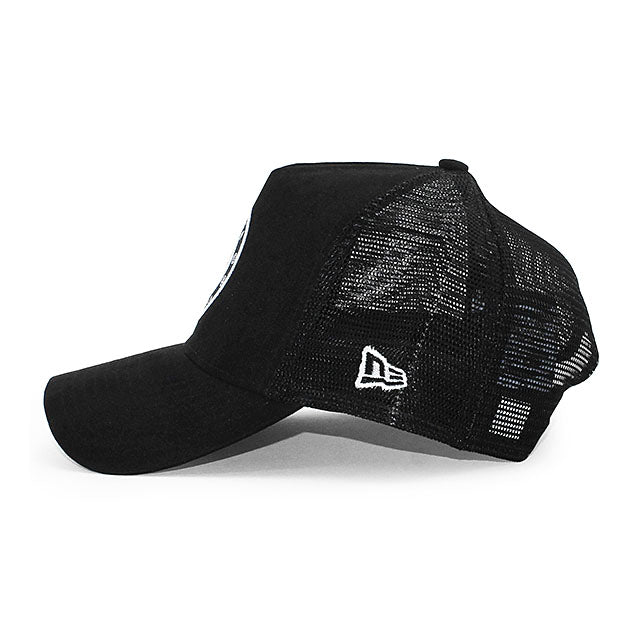 ニューエラ メッシュキャップ チェルシー FC PL SUEDE TRUCKER MESH CAP BLACK