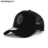 ニューエラ メッシュキャップ ACミラン SERIA A E-FRAME TRUCKER MESH CAP BLACK GREY