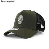 ニューエラ メッシュキャップ ACミラン SERIA A E-FRAME TRUCKER MESH CAP OLIVE