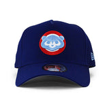 EU AU限定 ニューエラ キャップ 9FORTY シカゴ カブス MLB E-FRAME SNAPBACK CAP BLUE