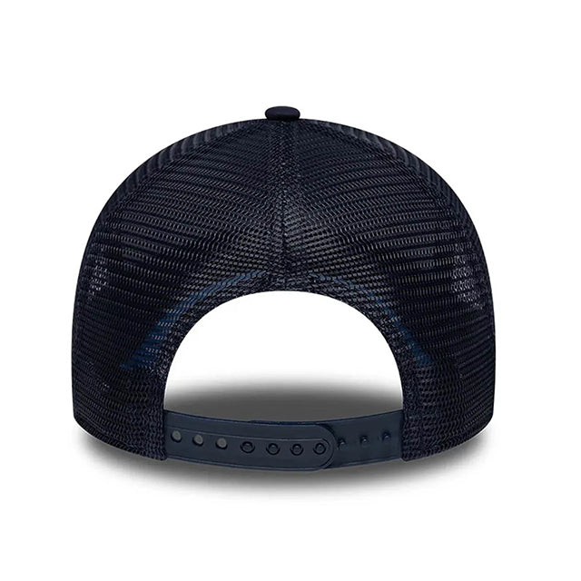 ニューエラ メッシュキャップ 9FORTY アトラシアン ウィリアムズ レーシング ESSENTIAL A-FRAME TRUCKER MESH CAP NAVY
