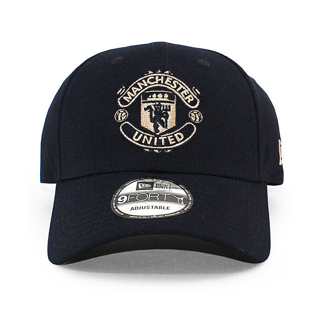 ニューエラ キャップ 9FORTY マンチェスター ユナイテッド REPREVE STRAPBACK CAP NAVY