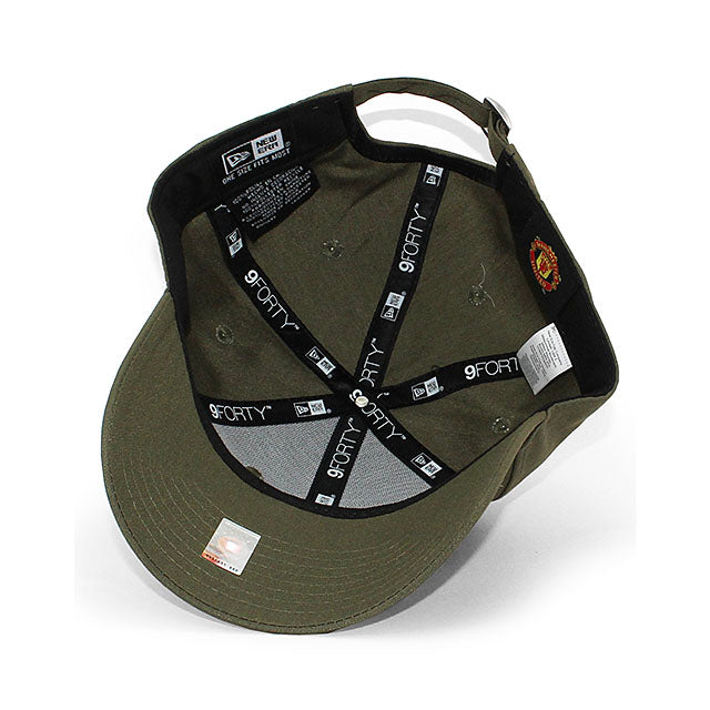 ニューエラ キャップ 9FORTY マンチェスター ユナイテッド REPREVE STRAPBACK CAP OLIVE