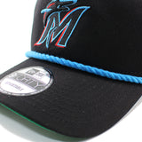 ニューエラ 9FORTY スナップバックキャップ マイアミ マーリンズ MLB A-FRAME SNAPBACKCAP BLACK