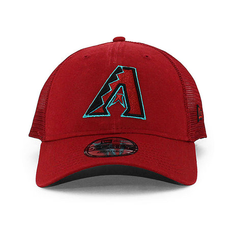 ニューエラ メッシュキャップ 9FORTY アリゾナ ダイヤモンドバックス MLB TRUCKER MESH CAP B RED