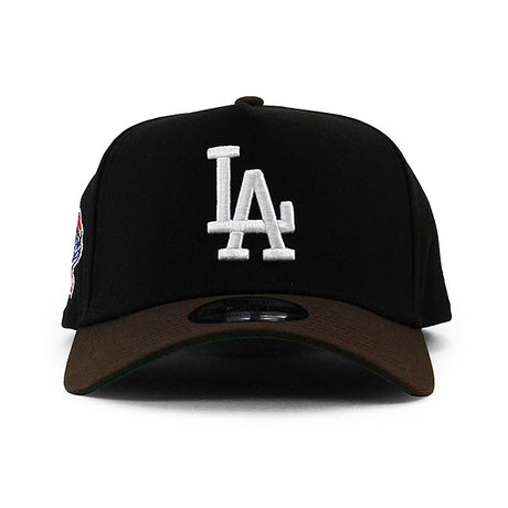 ニューエラ キャップ 9FORTY ロサンゼルス ドジャース MLB 100TH ANNIVERSARY KELLY GREEN BOTTOM A-FRAME SNAPBACK CAP BLACK