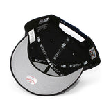 ニューエラ キャップ 9FORTY クリーブランド インディアンス MLB 10TH GREY BOTTOM A-FRAME SNAPBACK CAP NAVY