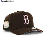 ニューエラ キャップ 9FORTY ブルックリン ドジャース MLB 1955 WORLD CHAMPIONS PINK BOTTOM A-FRAME SNAPBACK CAP BROWN NEW ERA BROOKLYN DODGERS