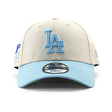 EU AU限定 ニューエラ キャップ 9FORTY ロサンゼルス ドジャース MLB 1981 WORLD SERIES STRAPBACK CAP CREAM