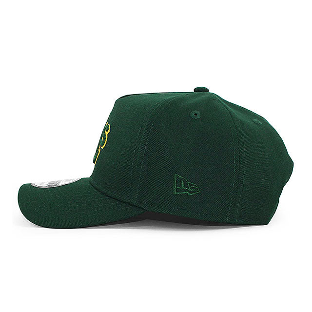 ニューエラ キャップ 9FORTY オークランド アスレチックス MLB 1989 BATTLE OF THE BAY WORLD SERIES GREY BOTTOM A-FRAME SNAPBACK CAP DARK GREEN NEW ERA OAKLAND ATHLETICS