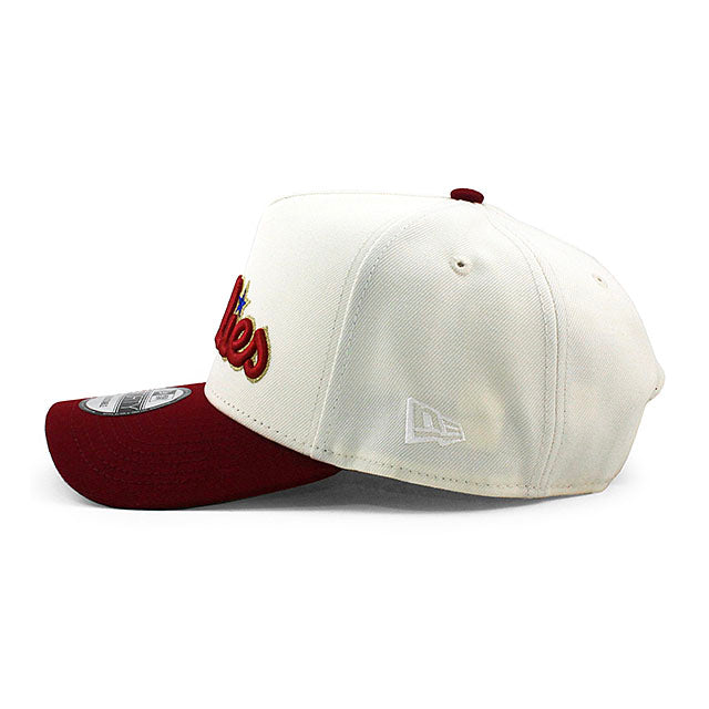 ニューエラ キャップ 9FORTY フィラデルフィア フィリーズ MLB 1996 ALL STAR GAME KELLY BOTTOM A-FRAME SNAPBACK CAP CREAM