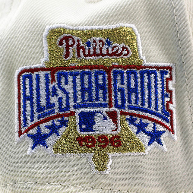 ニューエラ キャップ 9FORTY フィラデルフィア フィリーズ MLB 1996 ALL STAR GAME KELLY BOTTOM A-FRAME SNAPBACK CAP CREAM