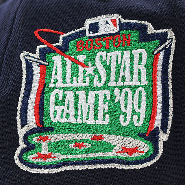 ニューエラ キャップ 9FORTY ボストン レッドソックス 1999 MLB ALL STAR GAME GREY BOTTOM A-FRAME SNAPBACK CAP NAVY