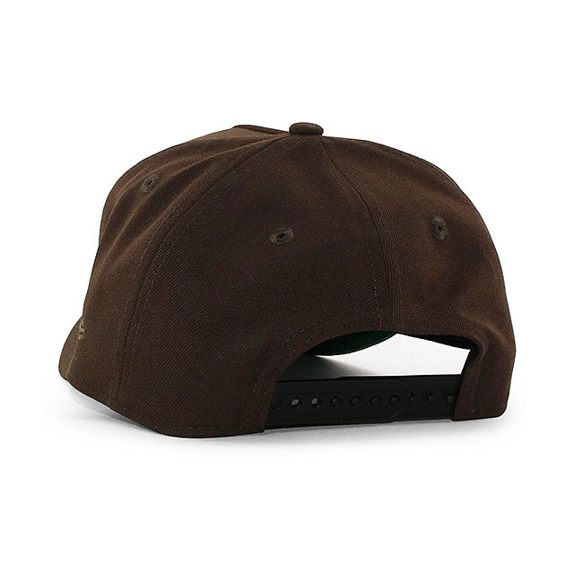 ニューエラ キャップ 9FORTY ニューヨーク ヤンキース MLB 1999 WORLD SERIES KELLY GREEN BOTTOM A-FRAME SNAPBACK CAP BROWN