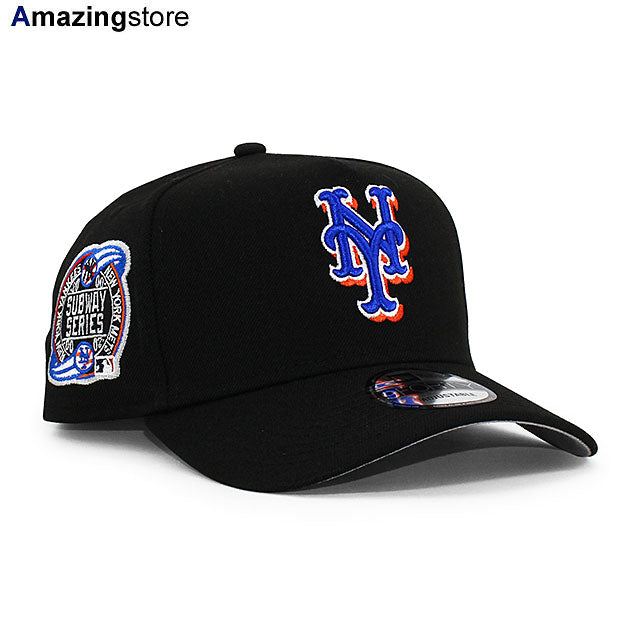 ニューエラ キャップ 9FORTY ニューヨーク メッツ MLB 2000 WORLD SERIES SUBWAY SERIES GREY  BOTTOM A-FRAME SNAPBACK CAP BLACK NEW ERA NEW YORK METS