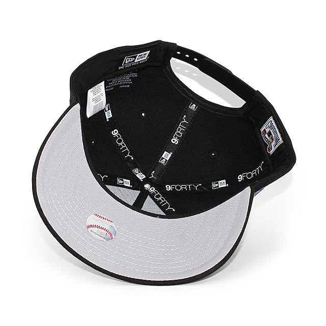 ニューエラ キャップ 9FORTY ニューヨーク メッツ MLB 2000 WORLD SERIES SUBWAY SERIES GREY BOTTOM A-FRAME SNAPBACK CAP BLACK