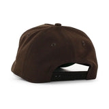 ニューエラ キャップ 9FORTY シアトル マリナーズ MLB 40TH ANNIVERSARY KELLY GREEN BOTTOM A-FRAME SNAPBACK CAP BROWN