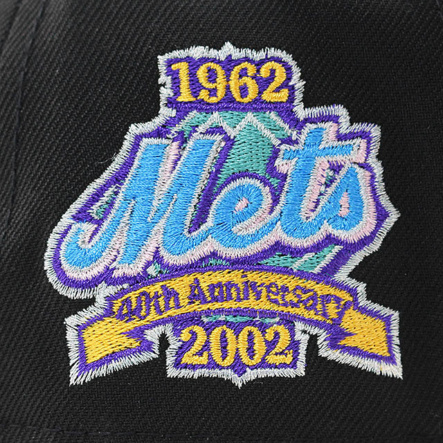 ニューエラ キャップ 9FORTY ニューヨーク メッツ MLB 40TH ANNIVERSARY PINK BOTTOM A-FRAME SNAPBACK CAP BLACK NEW ERA NEW YORK METS