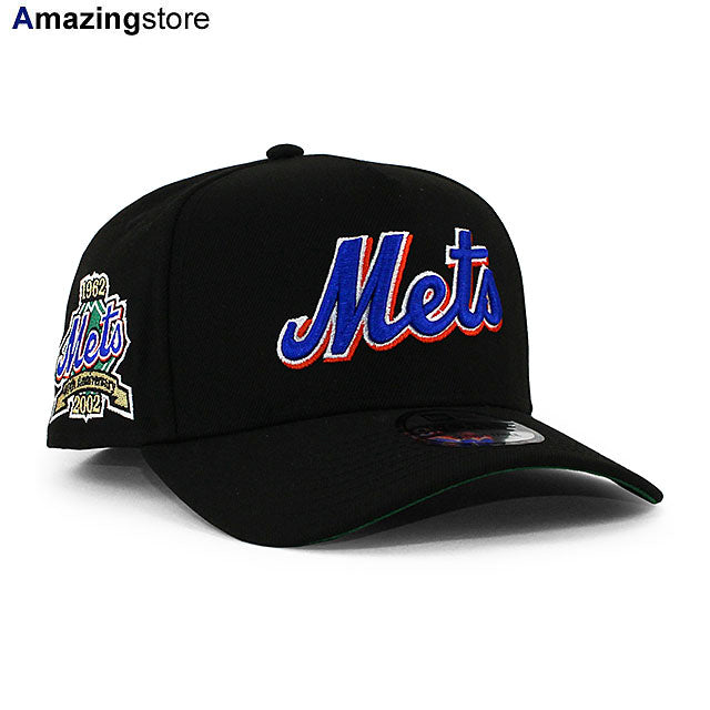 ニューエラ キャップ 9FORTY ニューヨーク メッツ MLB 40TH ANNIVERSARY KELLY GREEN BOTTOM A-FRAME SNAPBACK CAP BLACK NEW ERA NEW YORK METS