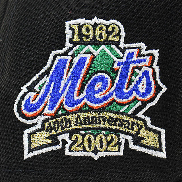 ニューエラ キャップ 9FORTY ニューヨーク メッツ MLB 40TH ANNIVERSARY KELLY GREEN BOTTOM A-FRAME SNAPBACK CAP BLACK NEW ERA NEW YORK METS